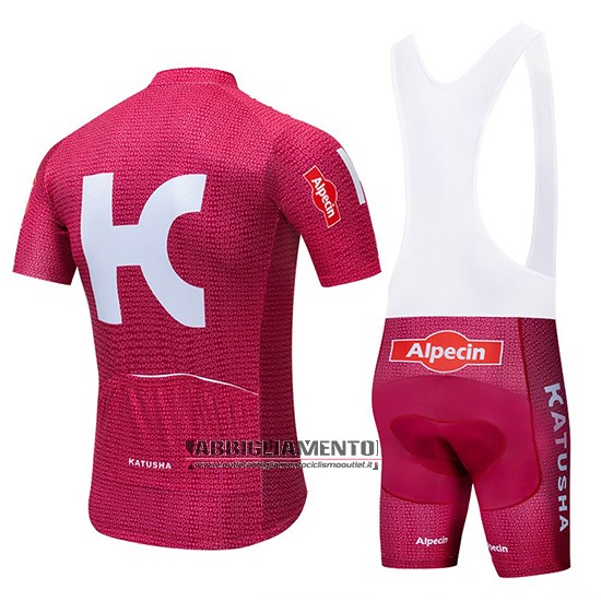 Abbigliamento Katusha Alpecin 2019 Manica Corta e Pantaloncino Con Bretelle Rosso - Clicca l'immagine per chiudere